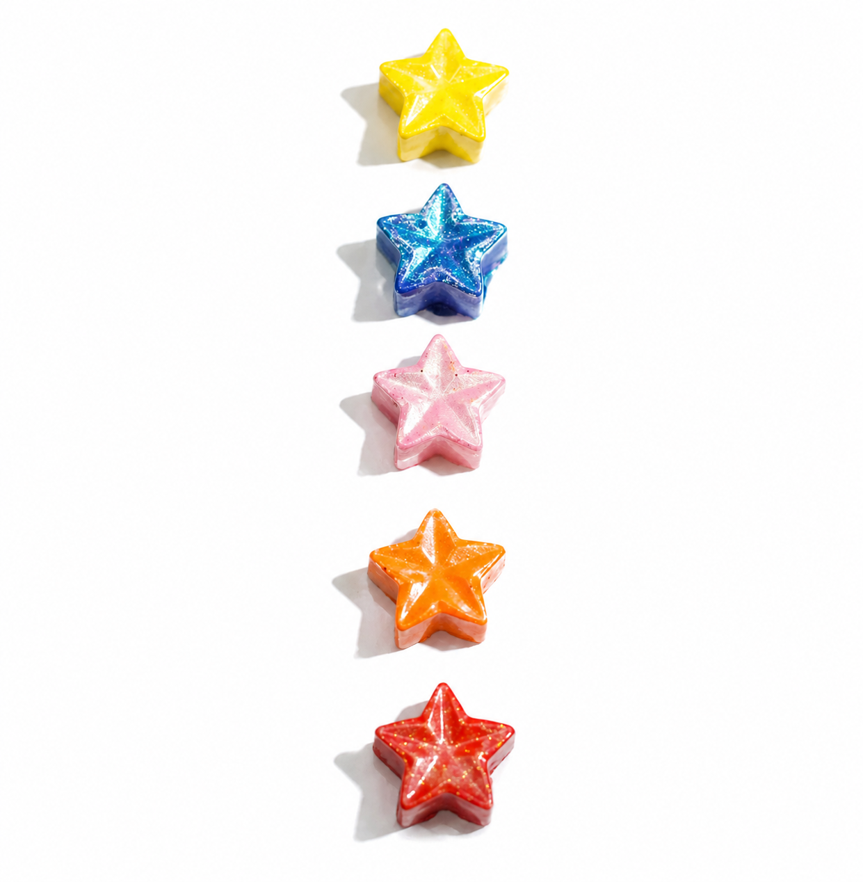 STAR CRAYONS CLITTER SET