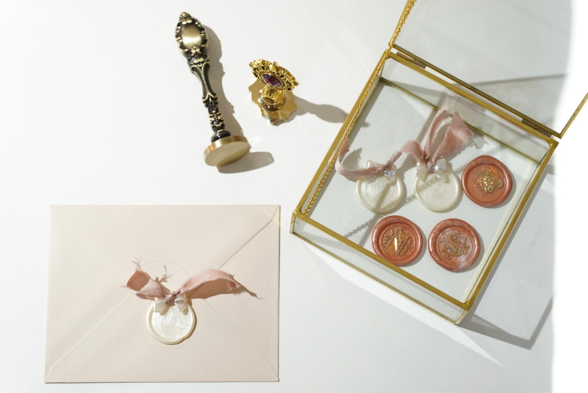 Embellished Ornament Wax Seals (bows &ribbons)