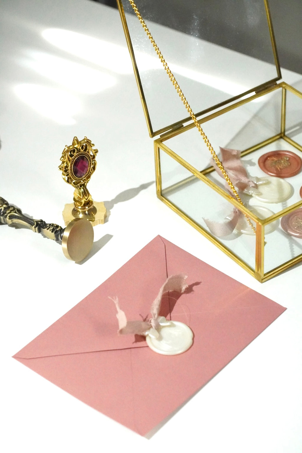 Embellished Ornament Wax Seals (bows &ribbons)