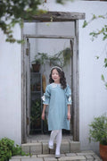BELLAY DRESS AQUA FORST