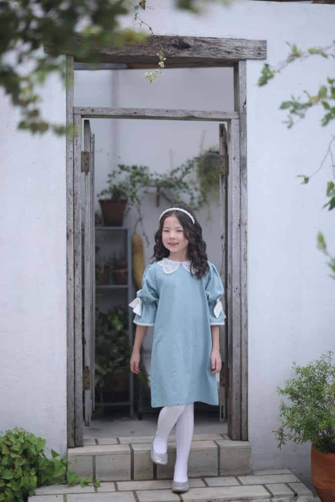 BELLAY DRESS AQUA FORST