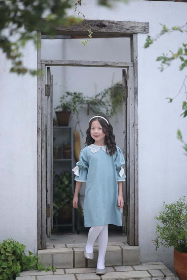 Bellay Dress Aqua Forest