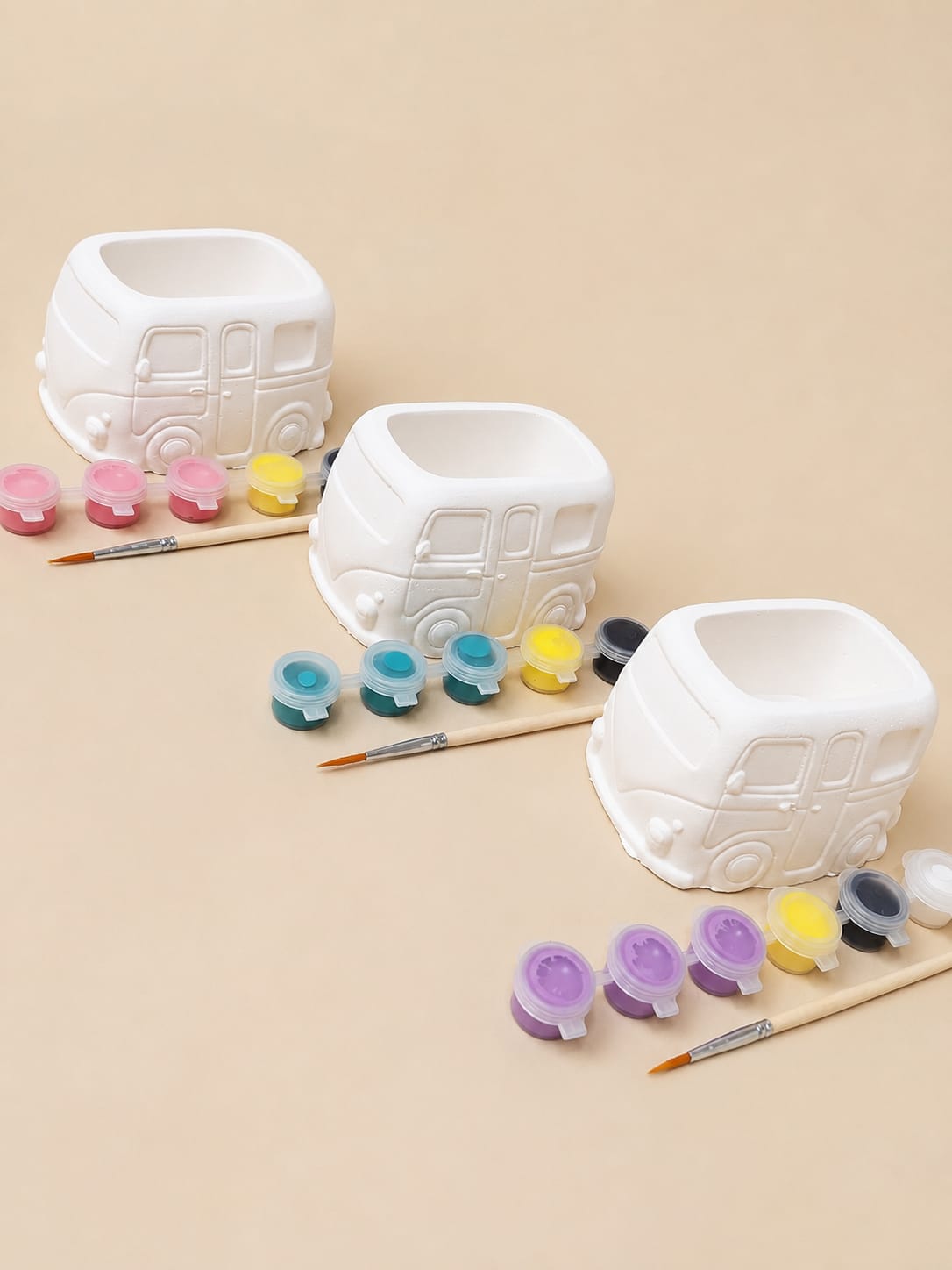 Mini Bus pen holder painting kit