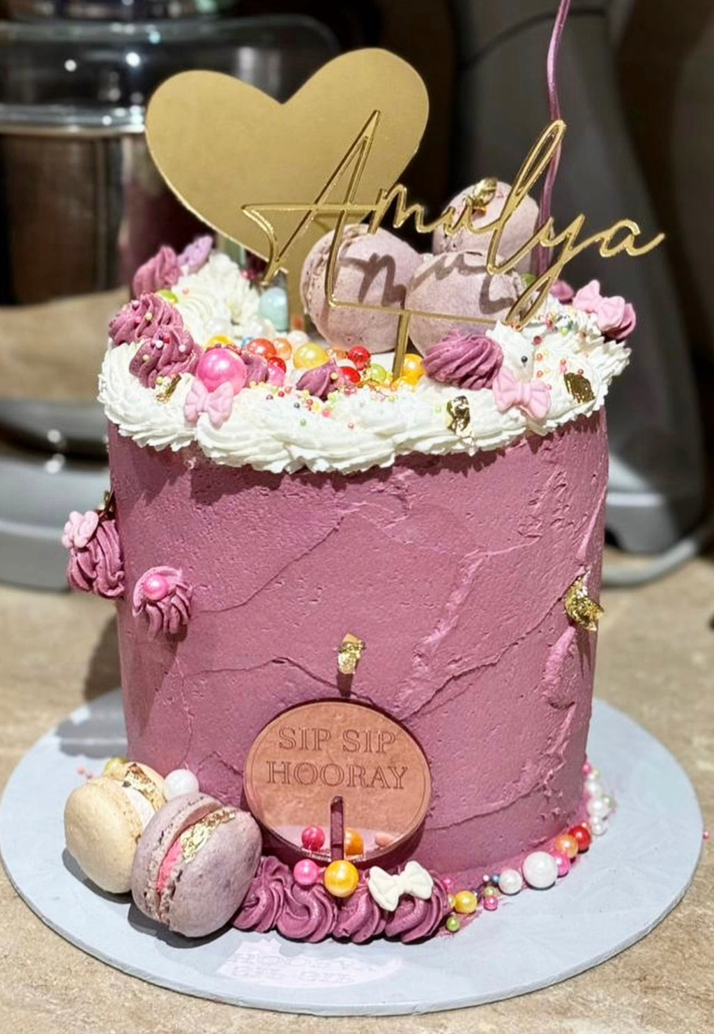 Bespoke Icing Cakes (includes acrylic decorations)