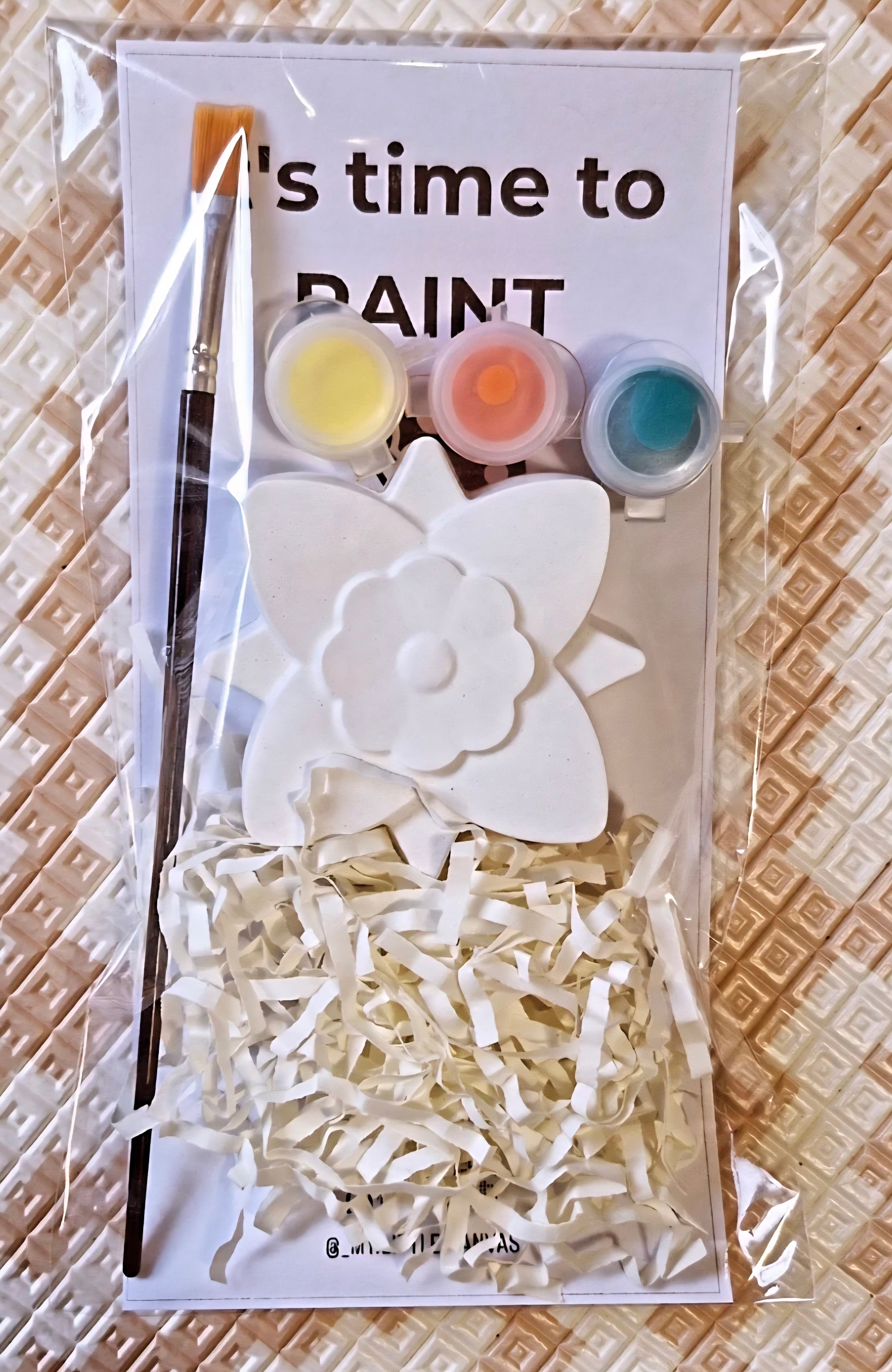 Flower plaster painting kit