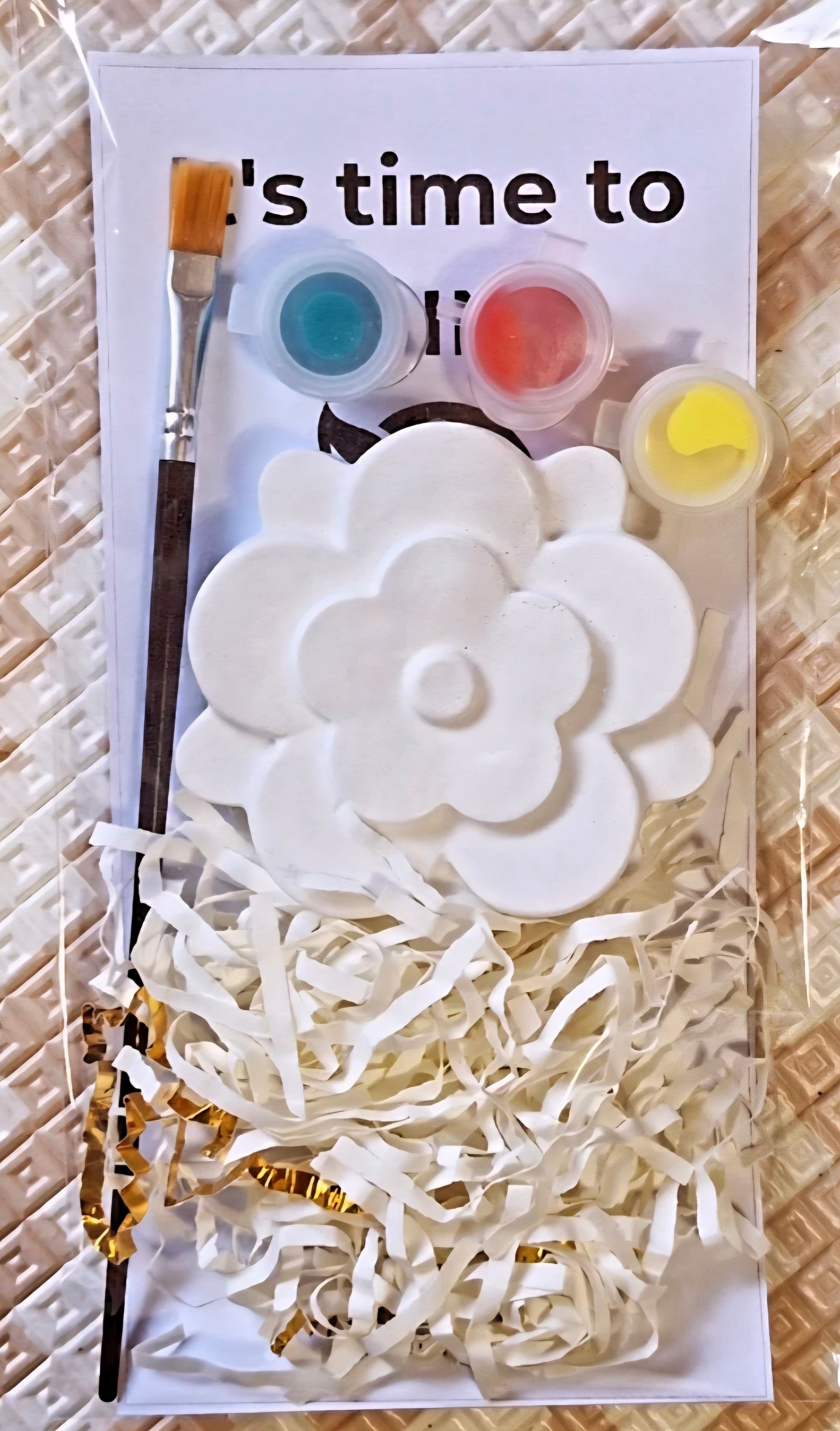 Flower2 plaster painting kit