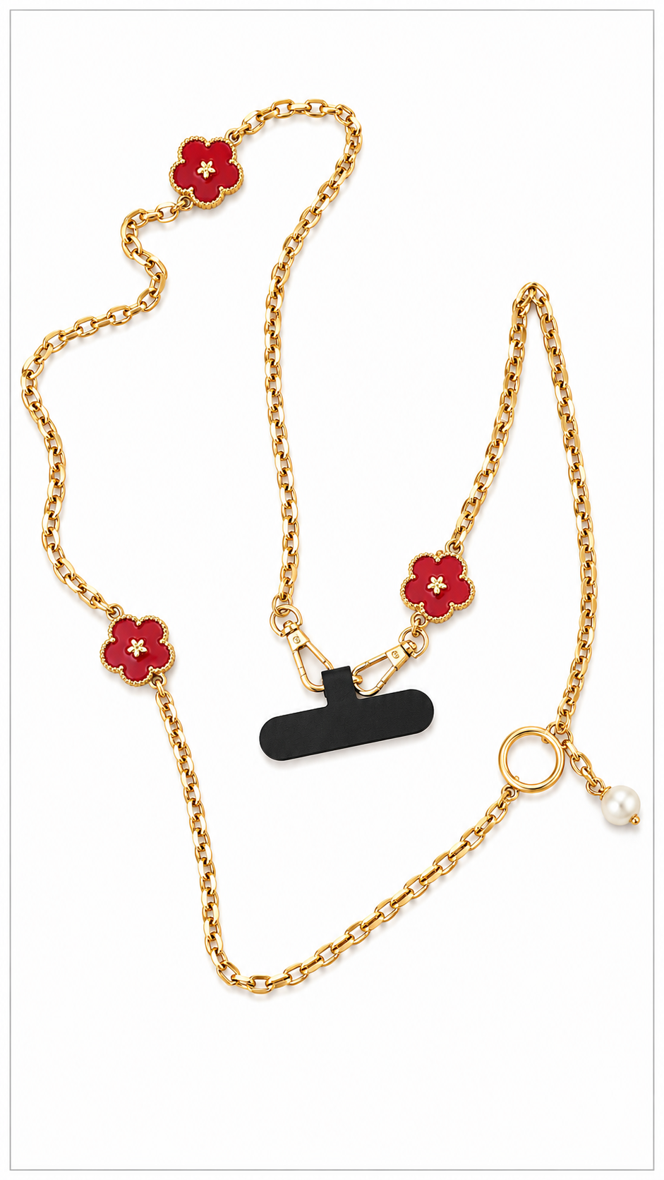 Fleur long Phone chain