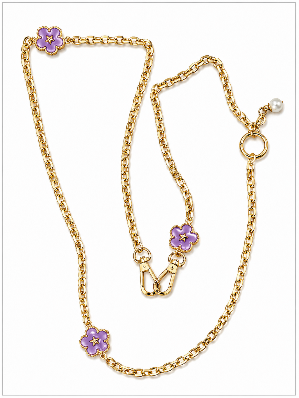 Fleur long Phone chain