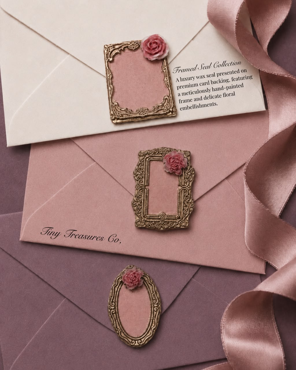Luxury Frame Unicolour Wax Seal