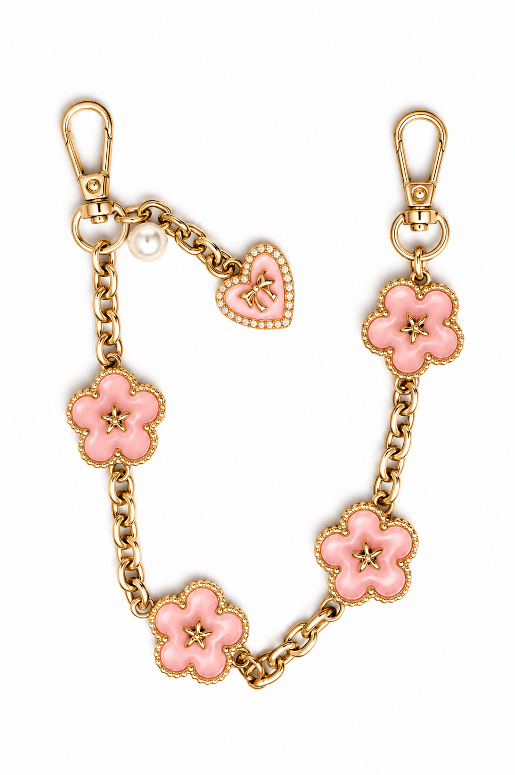 Fleur Charm short phone chain