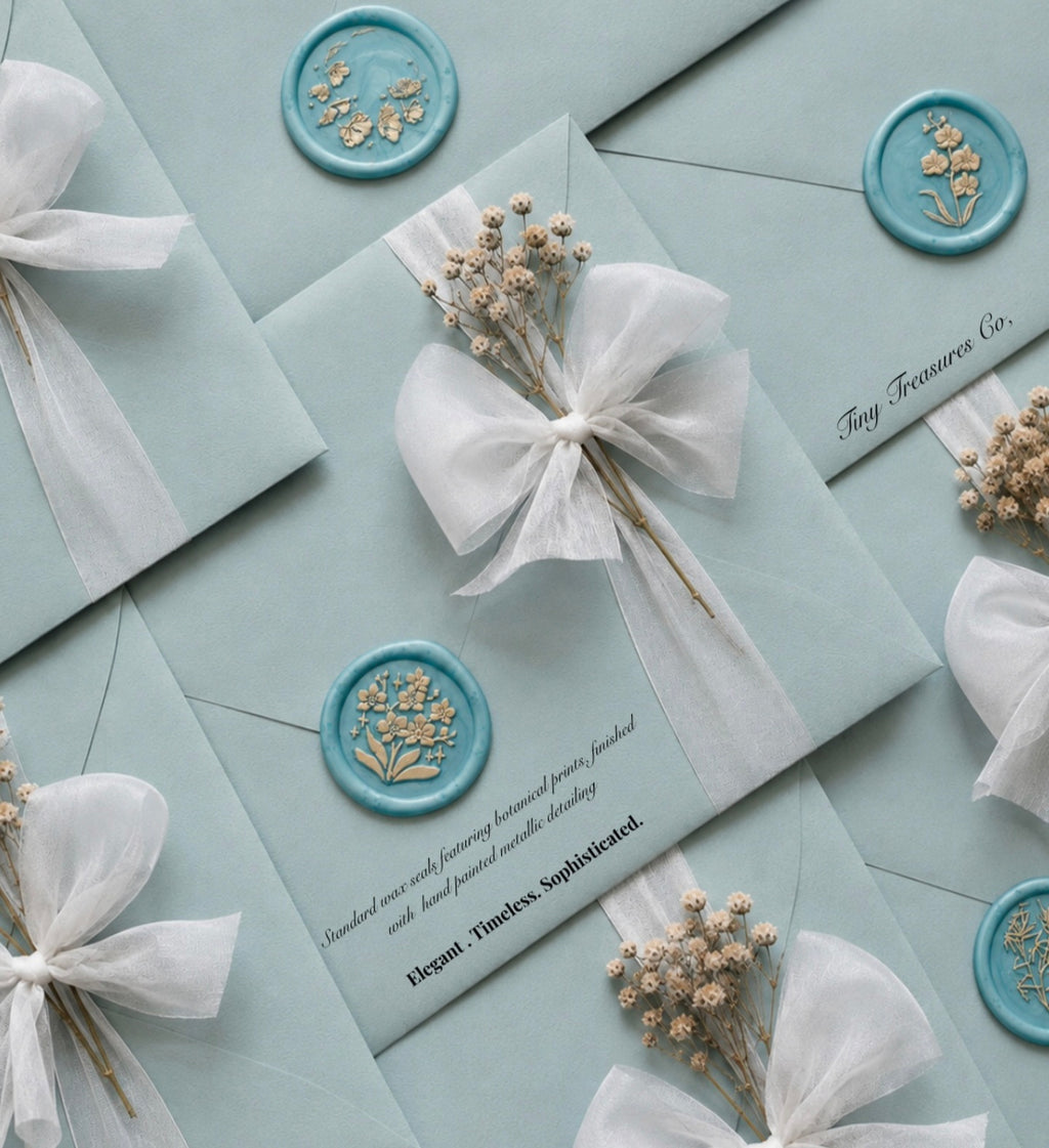 Pearlescent wax seal ( Standard floral motive collection)