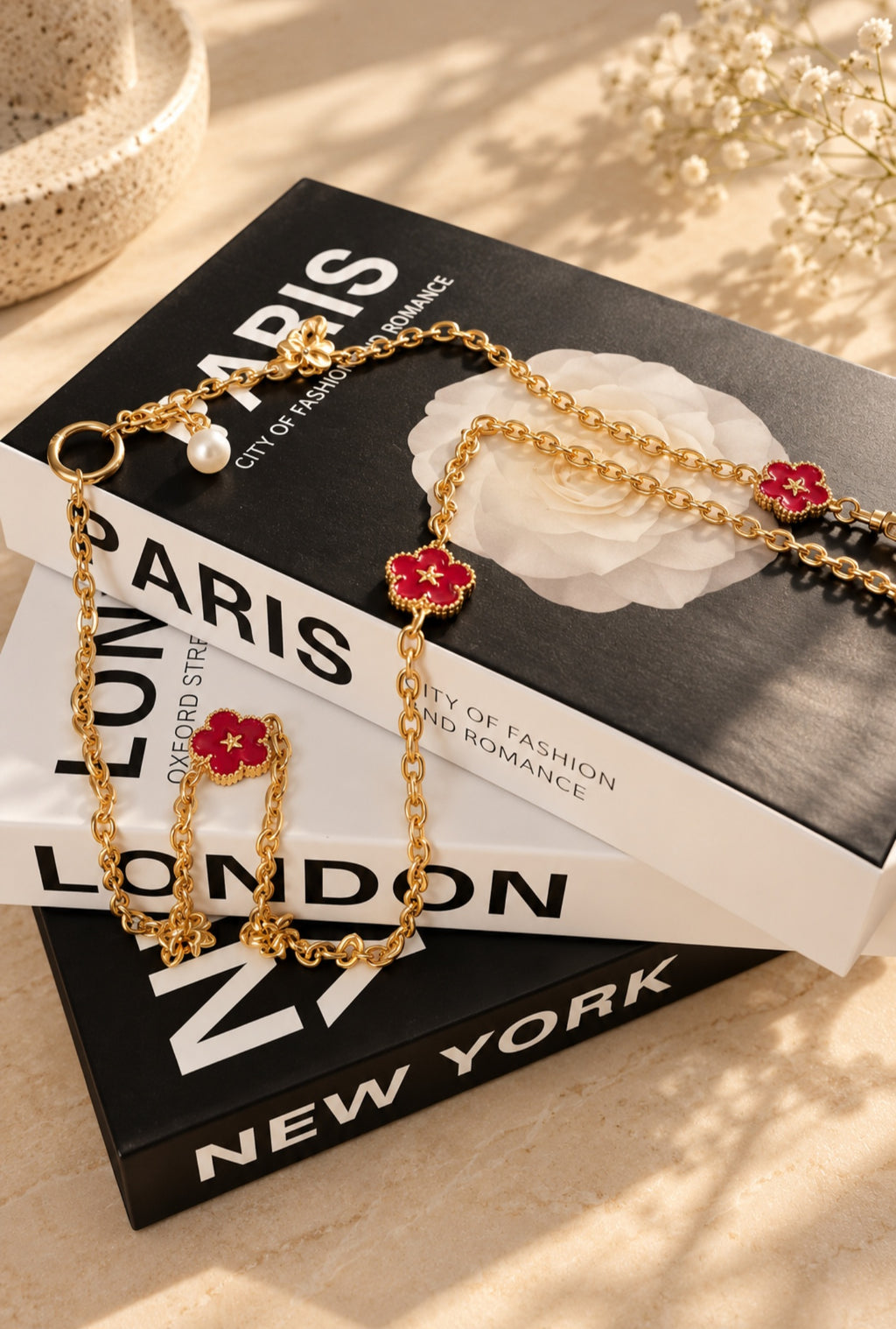Fleur long Phone chain