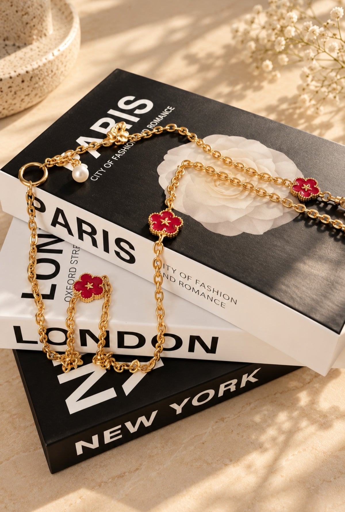 Fleur long Phone chain