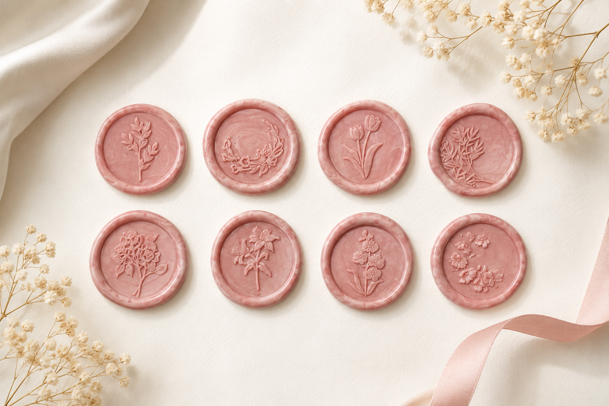 Pearlescent Classic wax seals