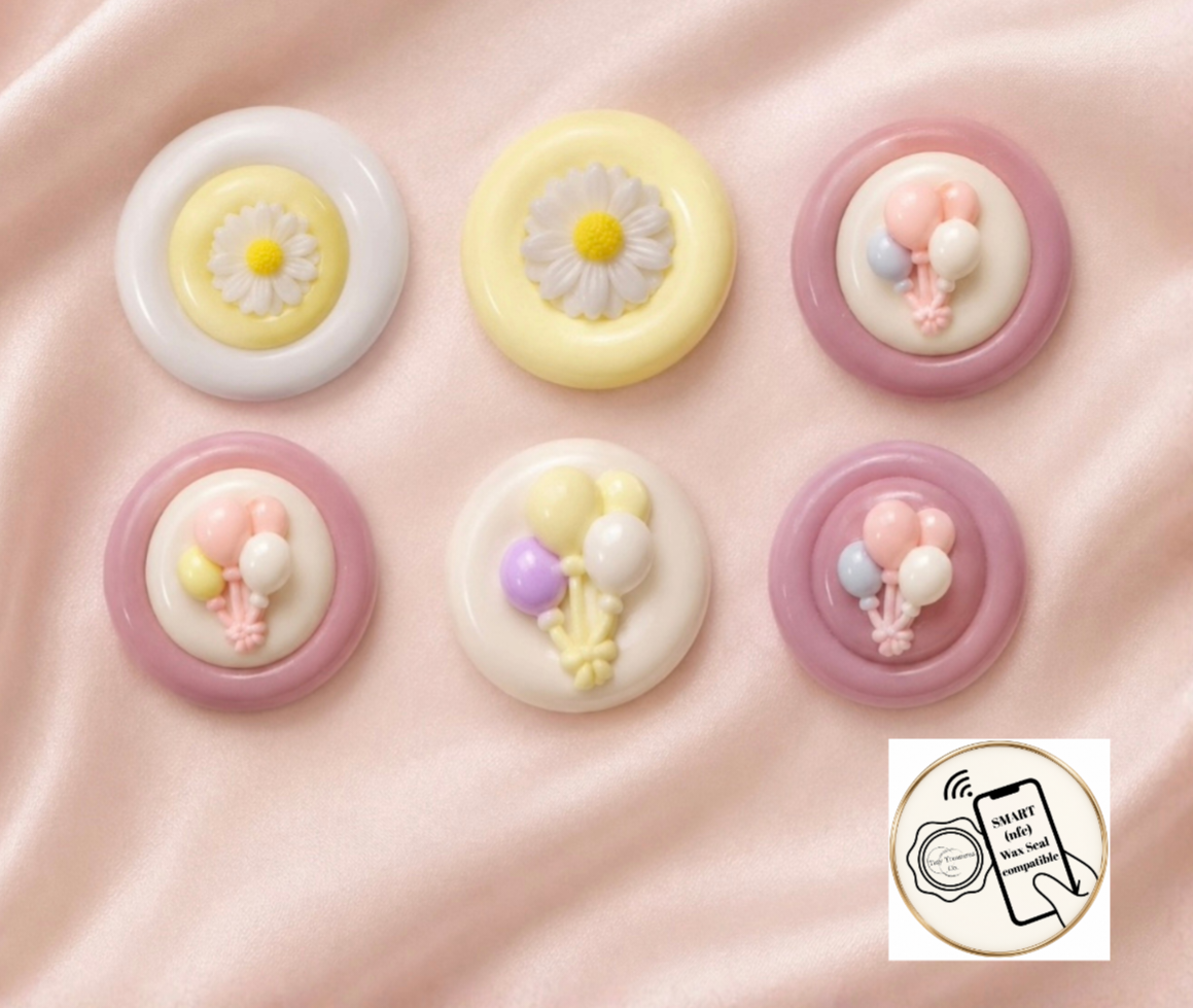 Embellished Wax Seals (Ornament)