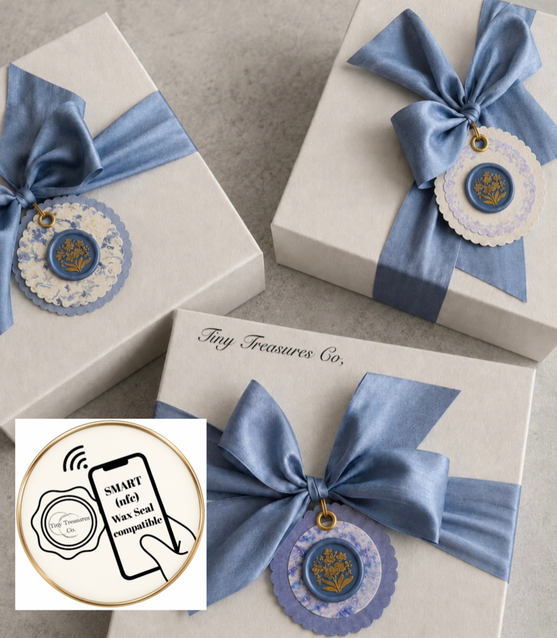 Customizable Wax Seal Tags