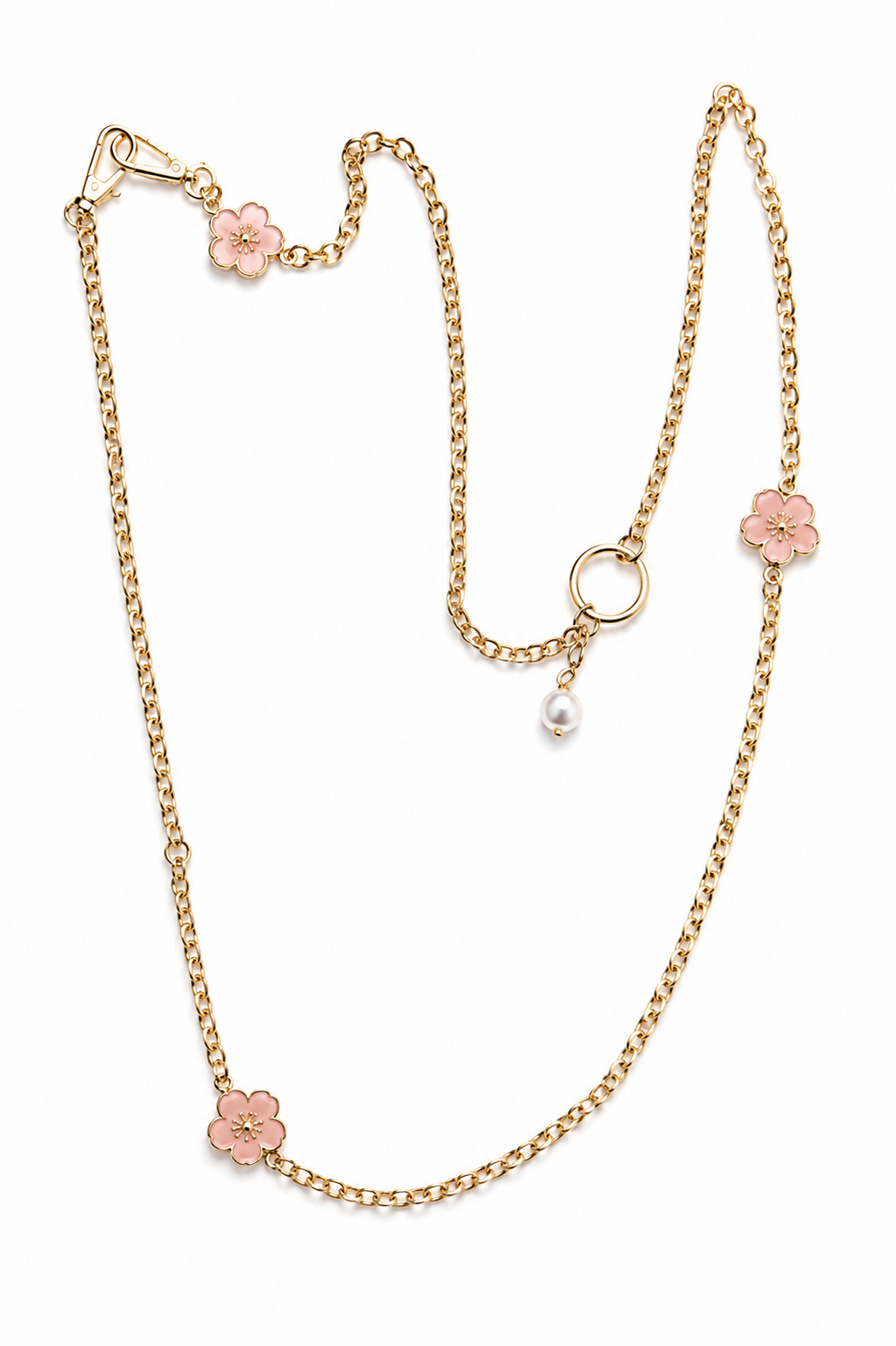 Fleur long Phone chain