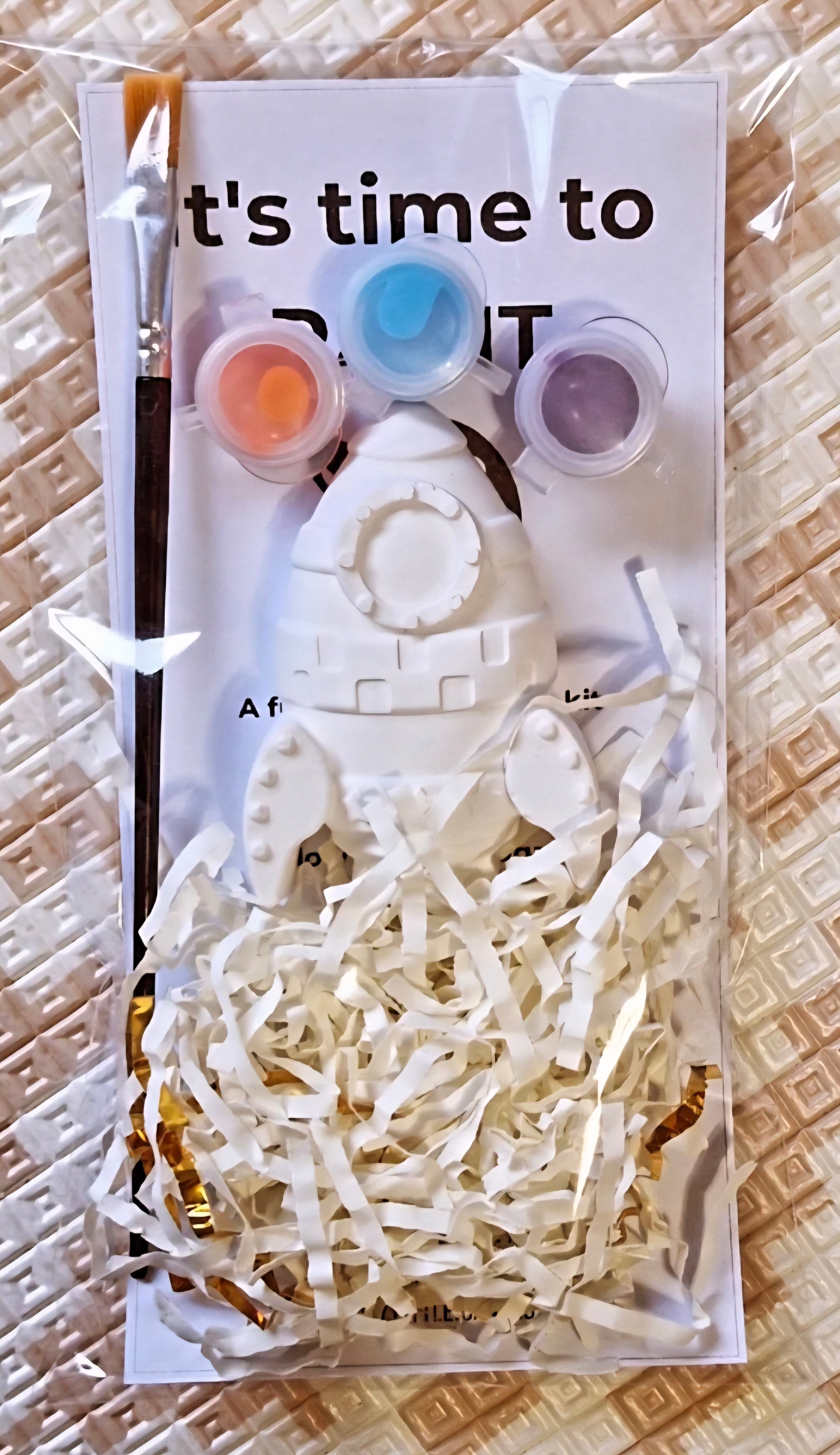 Rocket plaster painting kit