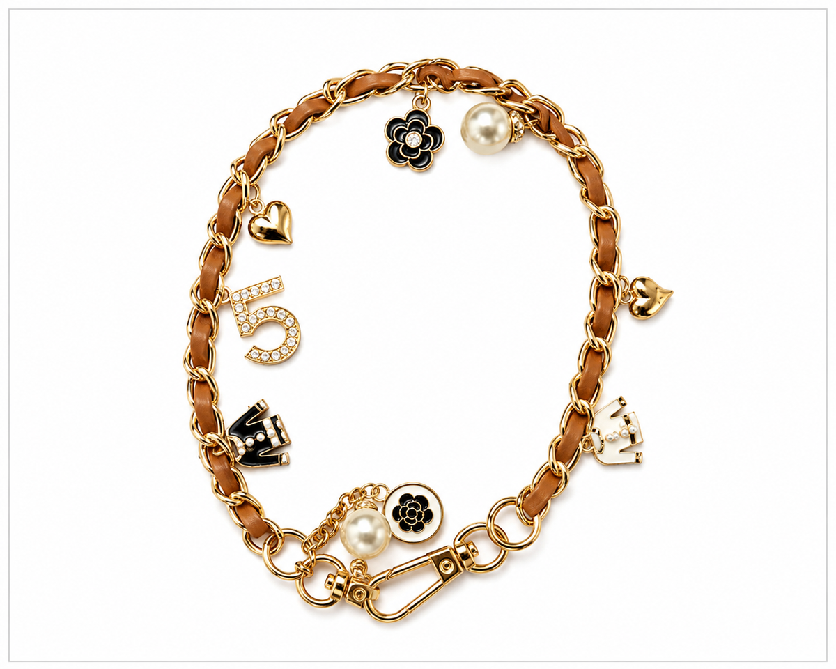 Coco Roped Charm short phone chain