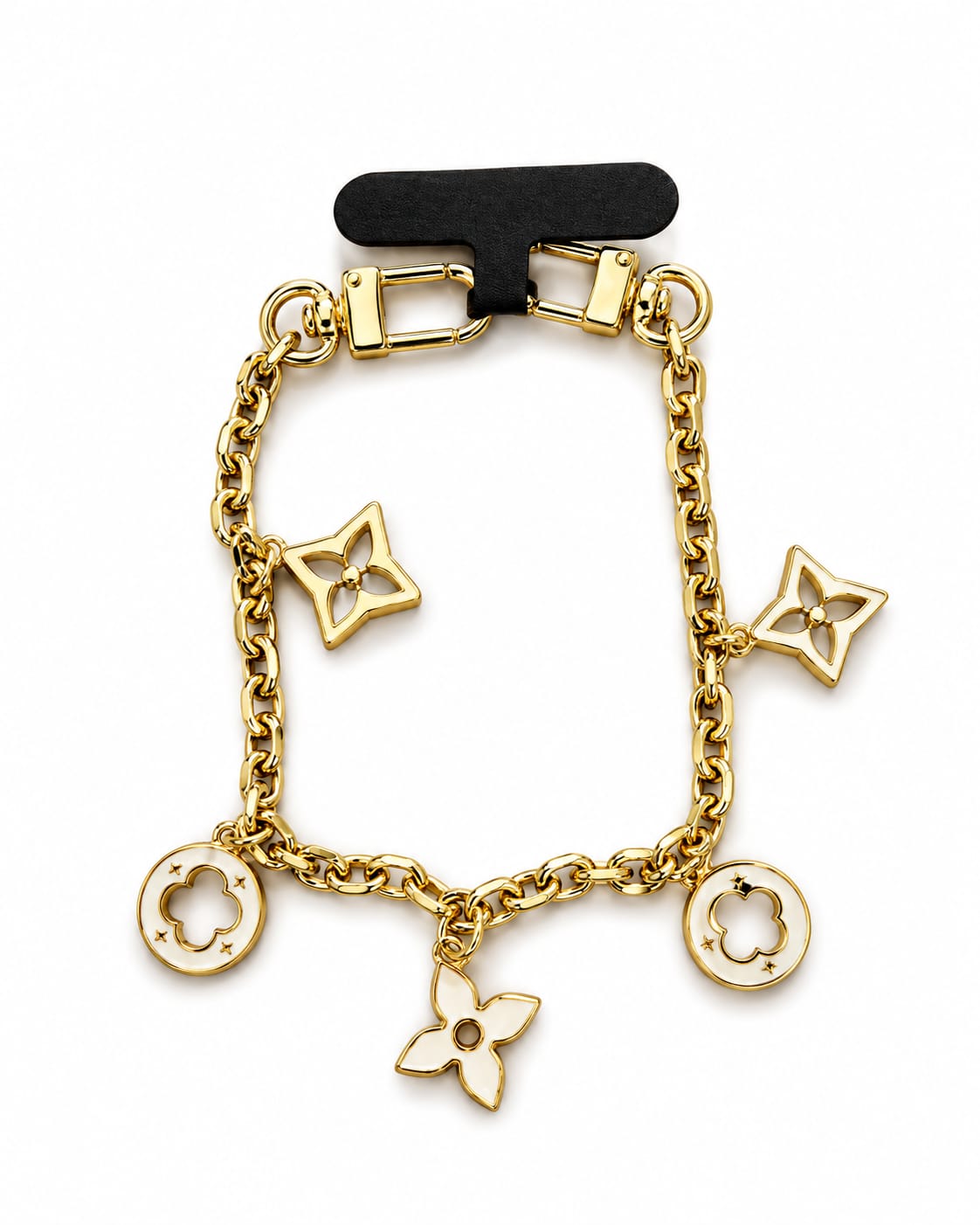 Maison gold short Phone chain