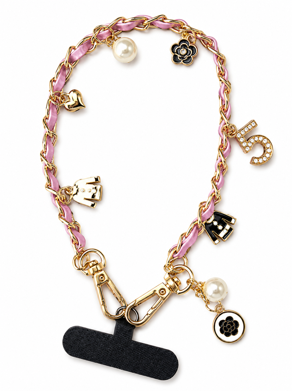 Coco Roped Charm short phone chain