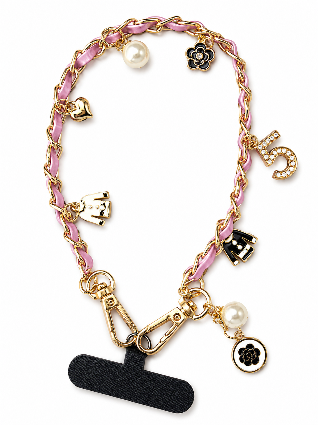 Coco Roped Charm short phone chain