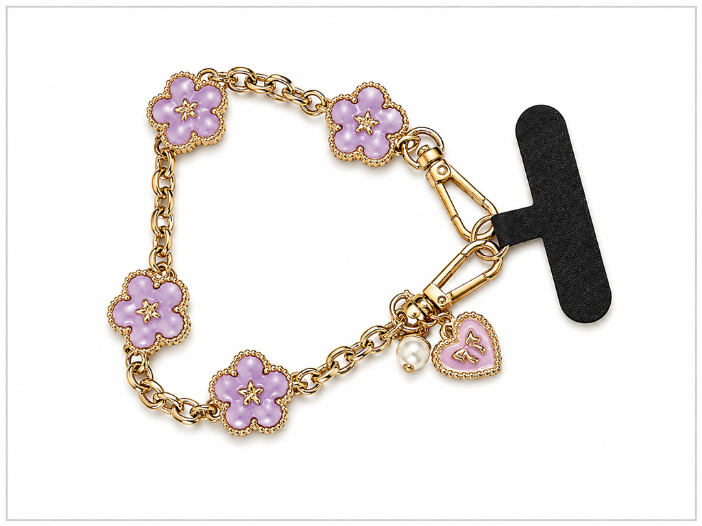 Fleur Charm short phone chain