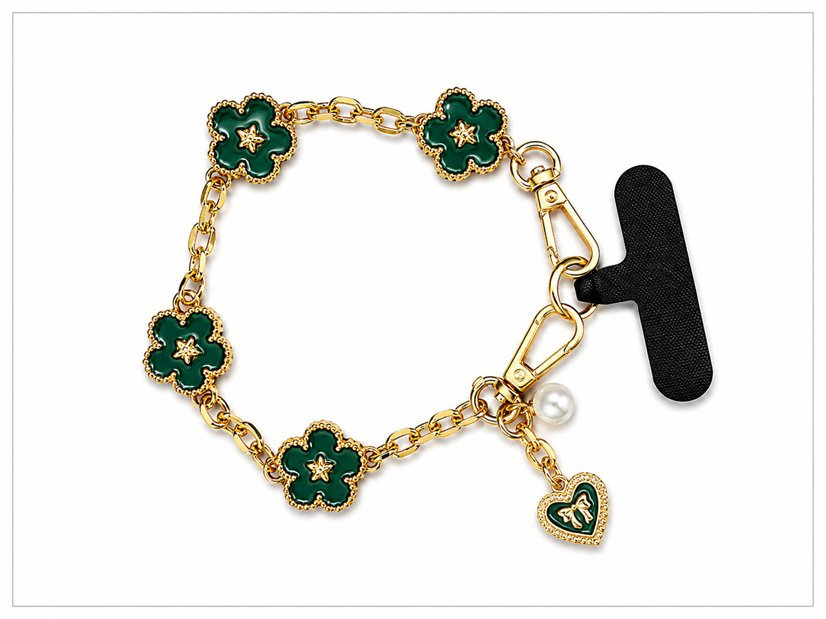 Fleur Charm short phone chain